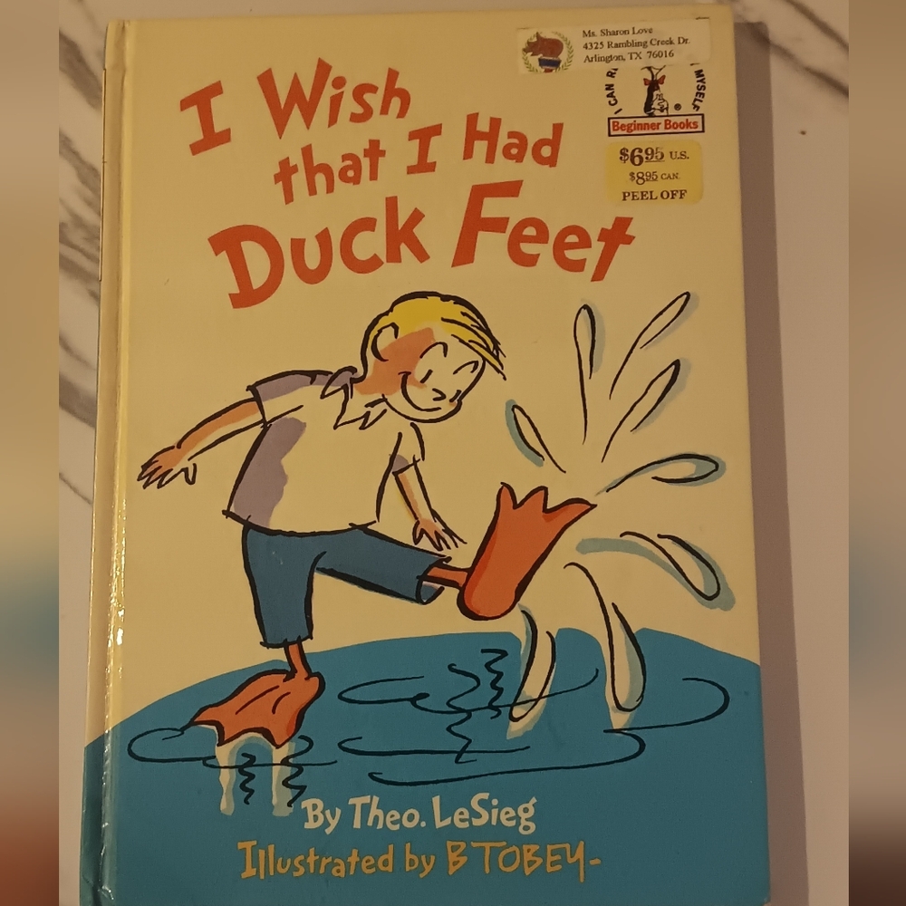 I Wish That I Had Duck Feet Book